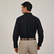Camisa de vestir Yale Regular Fit Manga larga 3541 Azul