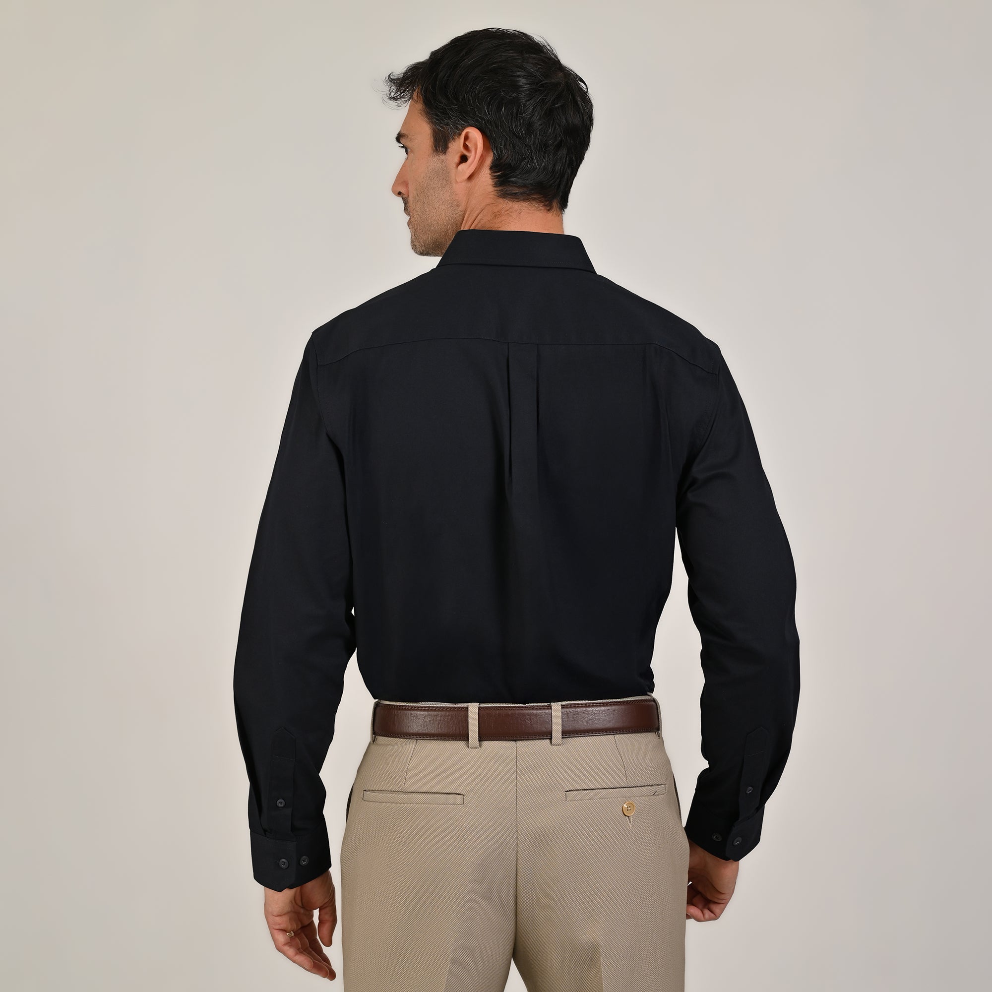 Camisa de vestir Yale Regular Fit Manga larga 3541 Azul