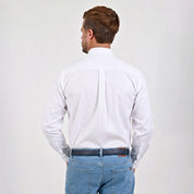 Camisa Yale Manga Larga Regular Fit 7298 Blanco