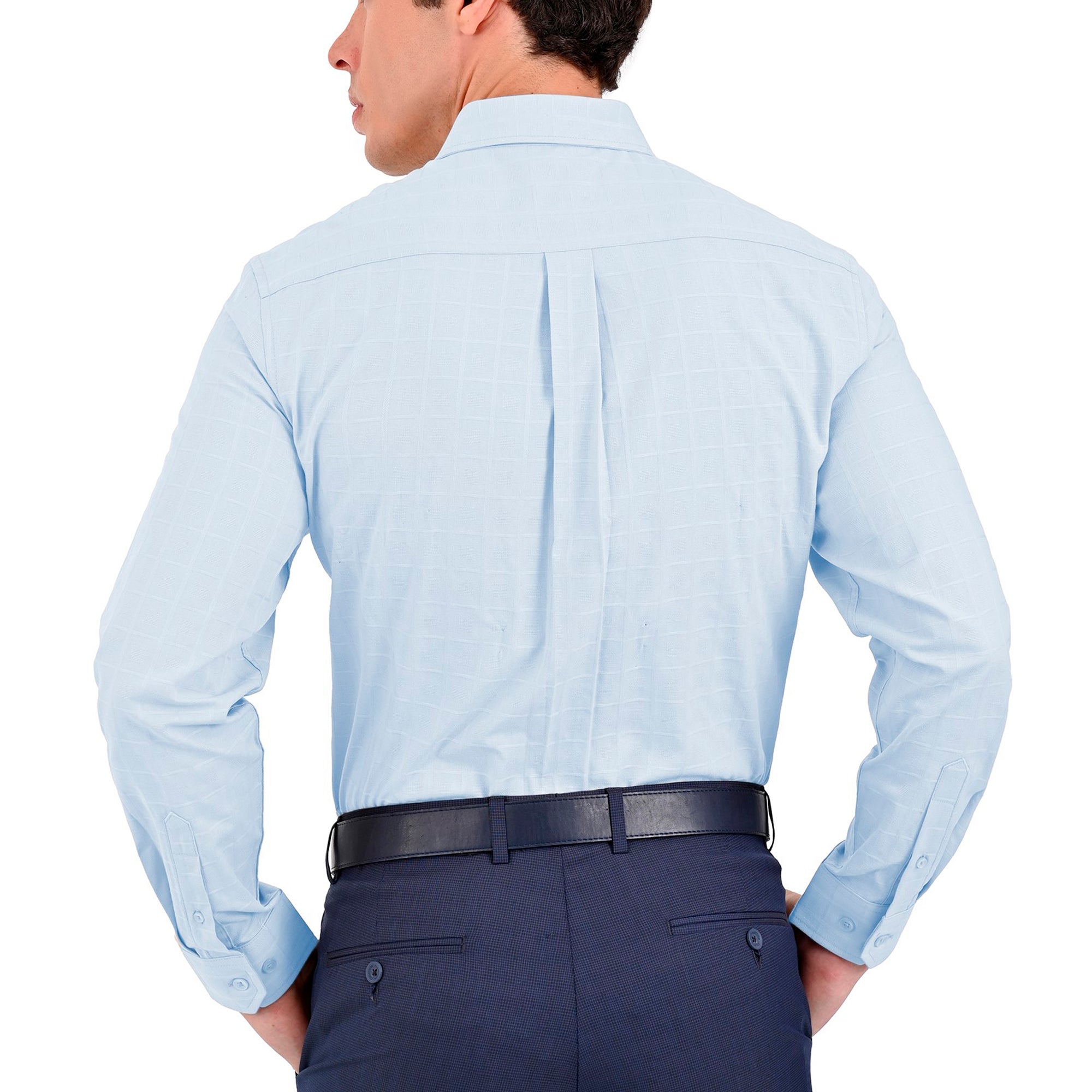 Camisa Yale Manga Larga Regular Fit 3873 Azul Cielo