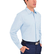 Camisa Yale Manga Larga Regular Fit 3873 Azul Cielo