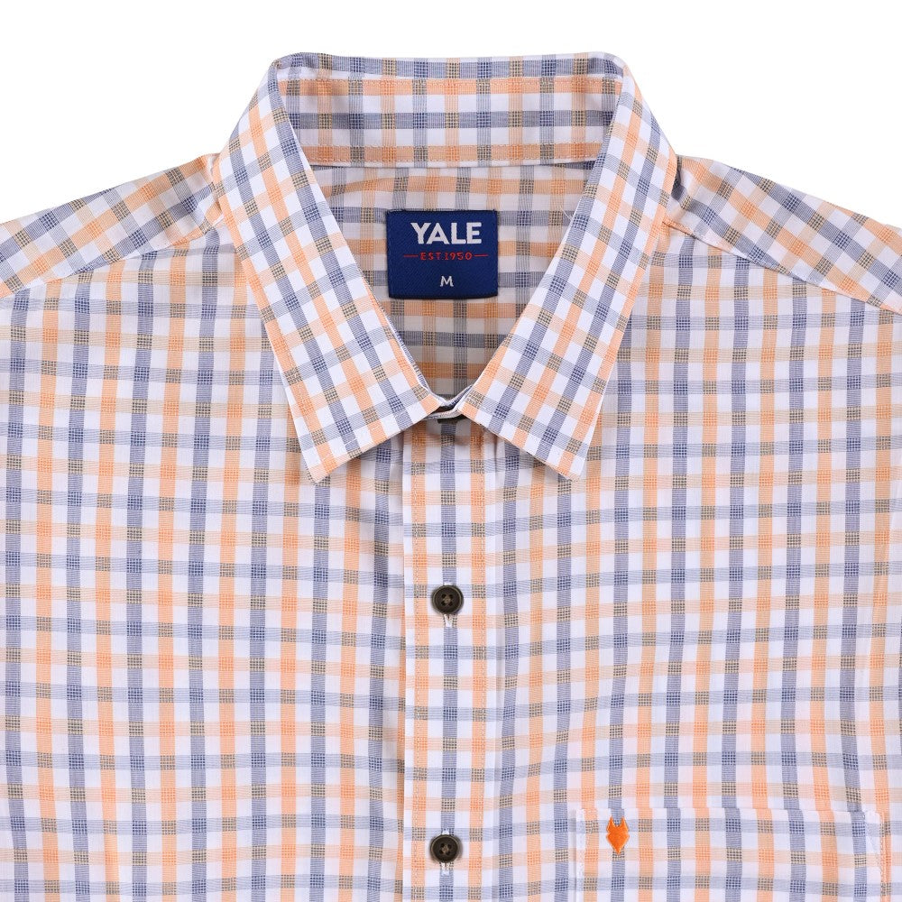 Camisa de vestir Yale Regular Fit Manga larga 7773 Naranja