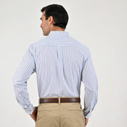 Camisa Yale Manga Larga Regular Fit 2263 Azul Cielo