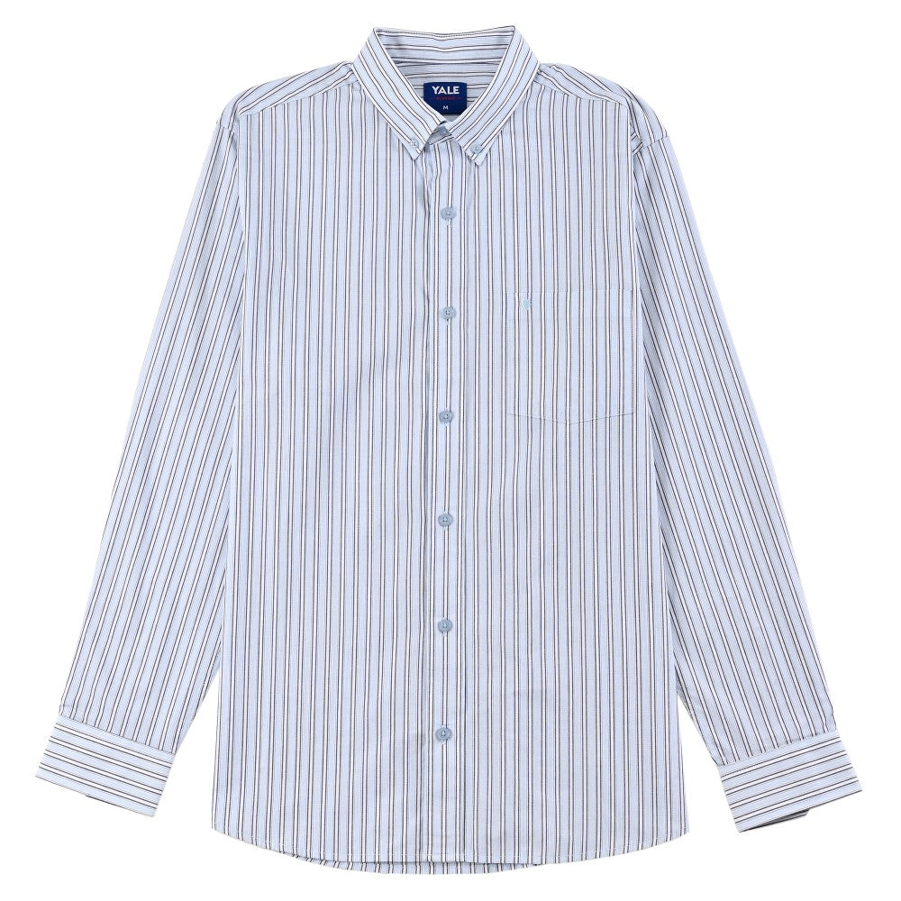 Camisa Yale Manga Larga Regular Fit 2263 Azul Cielo