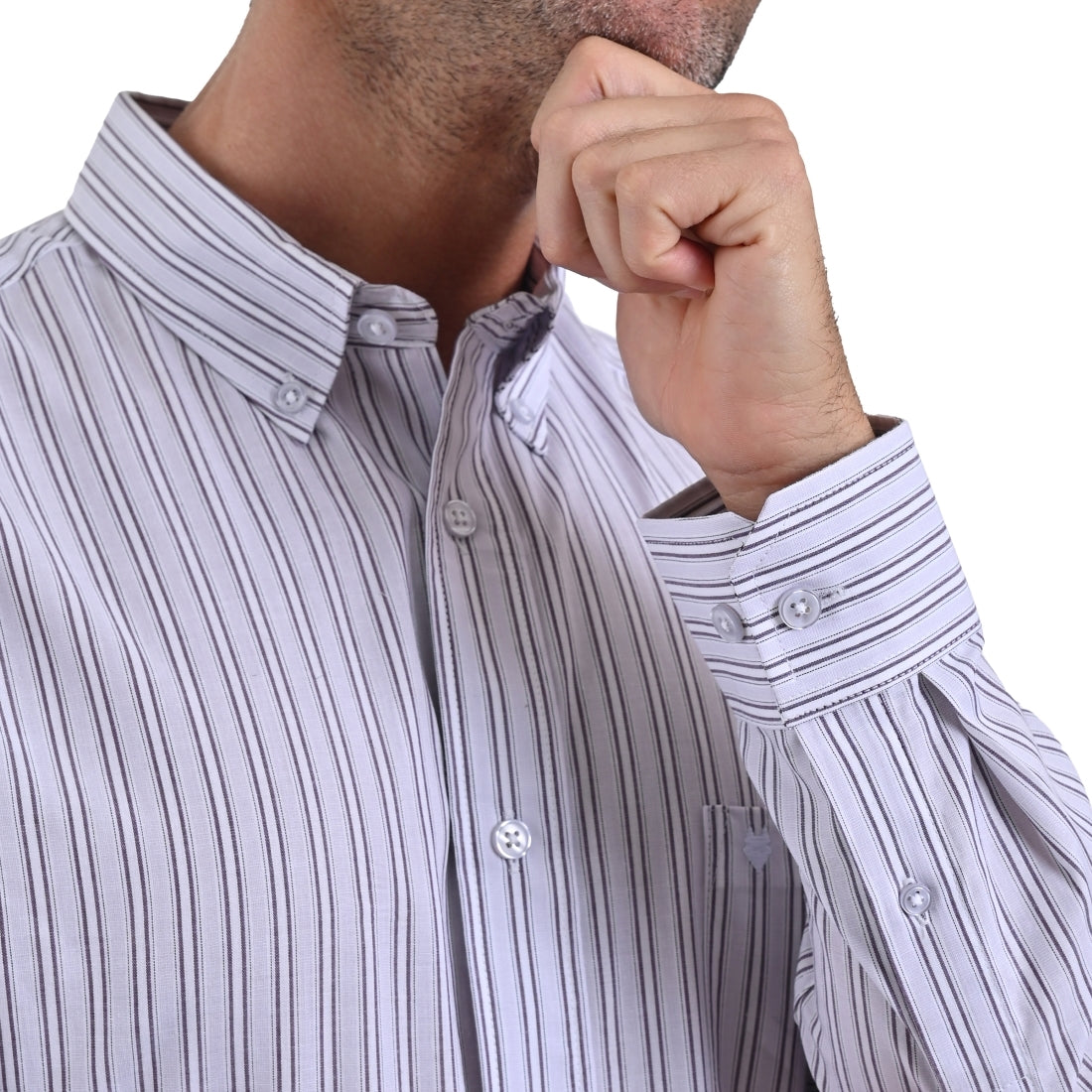 Camisa Yale Manga Larga Regular Fit 2263 Lila