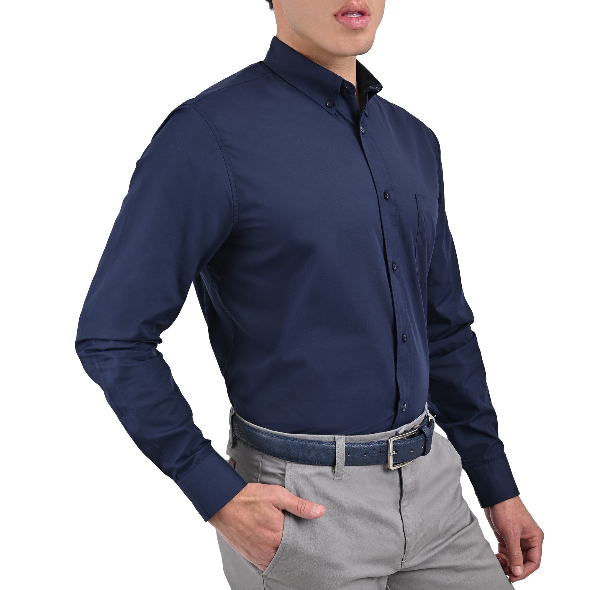 Camisa Casual Yale Manga Larga Regular Fit 4220