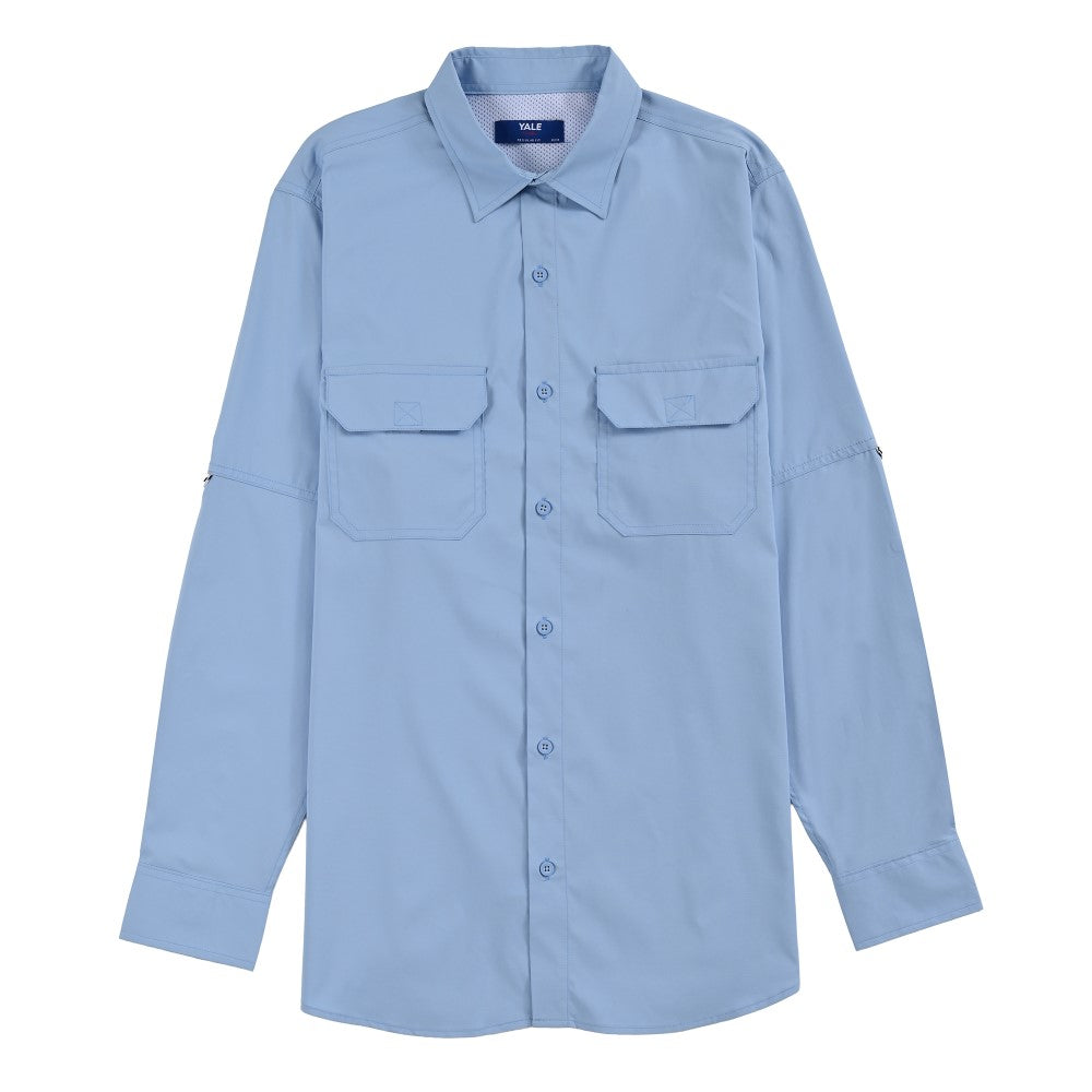 Camisa Pesquera Para Caballero Manga Larga Regular Fit 5536 Azul