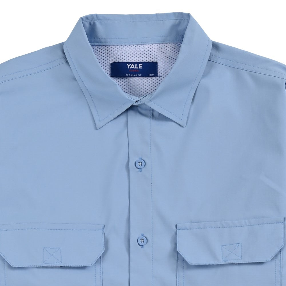 Camisa Pesquera Para Caballero Manga Larga Regular Fit 5536 Azul
