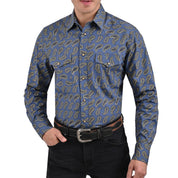Camisa Vaquera Yale Regular Fit VQ02 Azul Plumbago