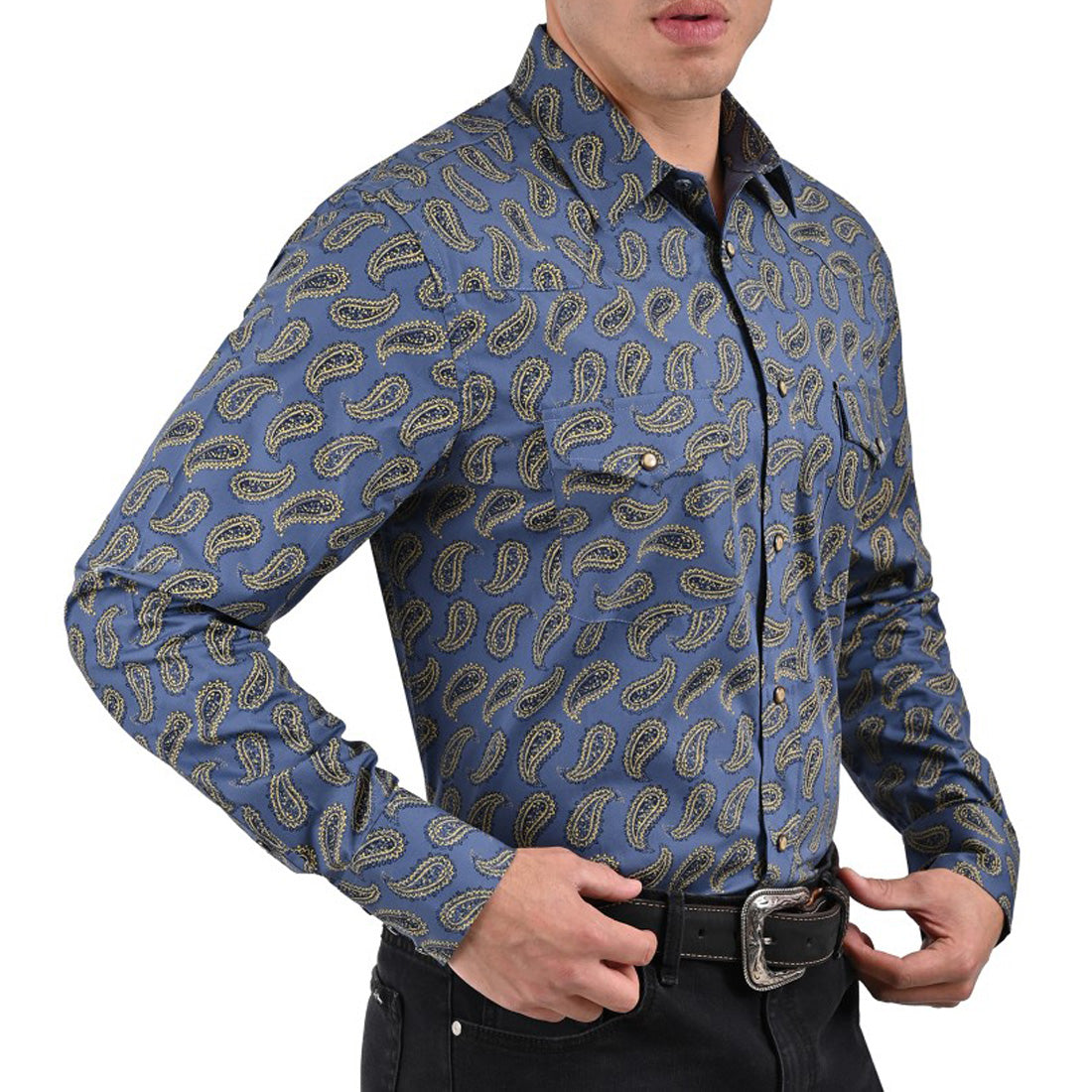 Camisa Vaquera Yale Regular Fit VQ02 Azul Plumbago