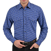 Camisa Vaquera Yale Regular Fit VQ02 Azul Rey