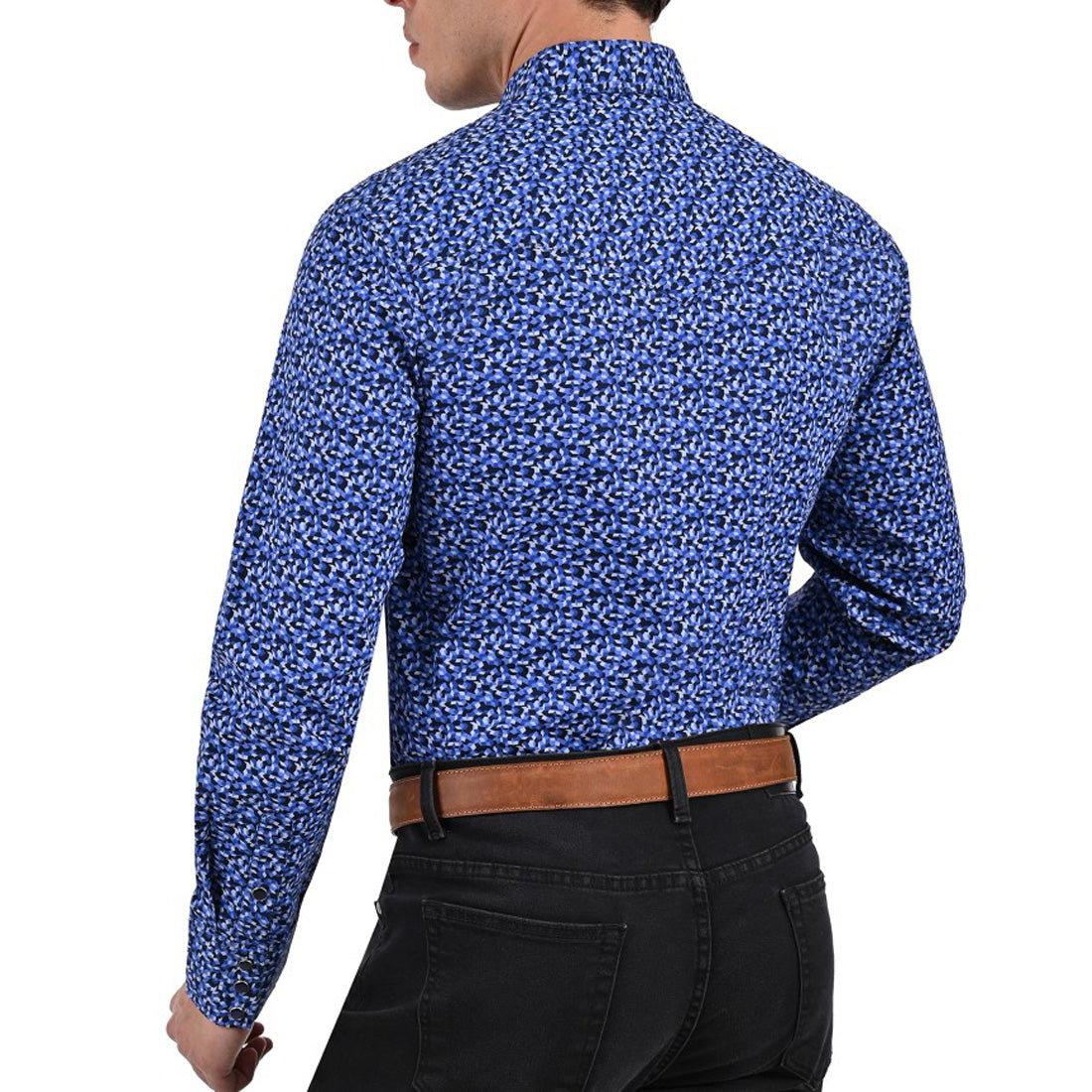 Camisa Vaquera Yale Regular Fit VQ02 Azul Rey