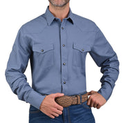 Camisa Vaquera Yale Regular Fit VQ05 Gris Acero