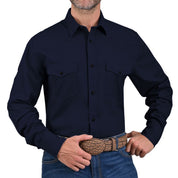 Camisa Vaquera Yale Regular Fit VQ05 Gris Azul Marino