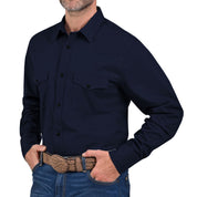 Camisa Vaquera Yale Regular Fit VQ05 Gris Azul Marino