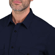 Camisa Vaquera Yale Regular Fit VQ05 Gris Azul Marino