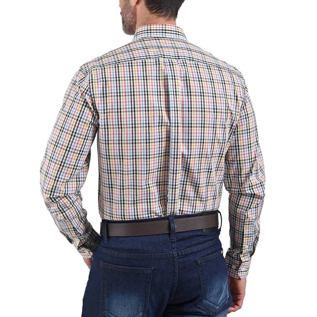 Camisa Yale Manga Larga Slim Fit 2272 Amarilla