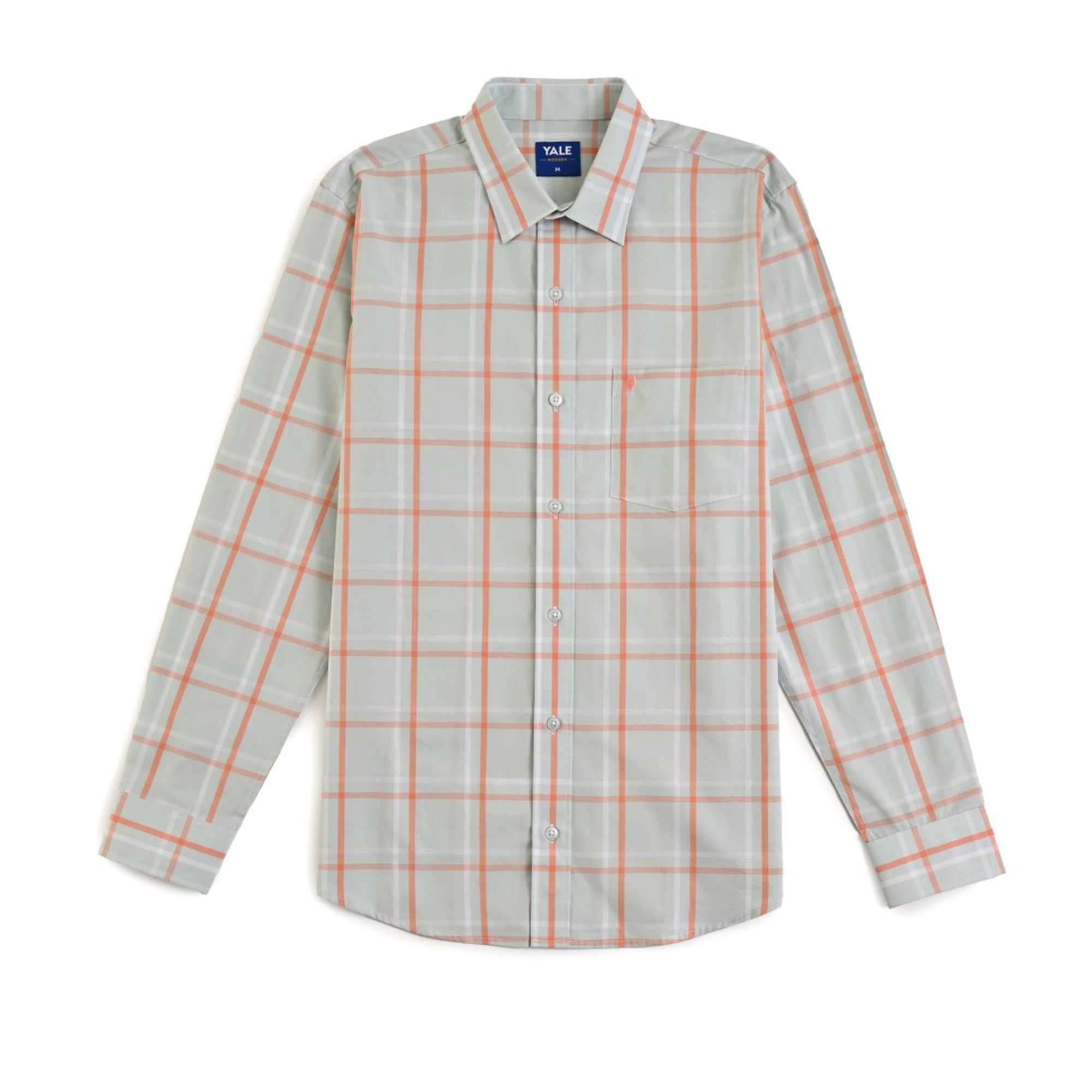 Camisa Yale Manga Larga Regular Fit 3837 Azul Cielo