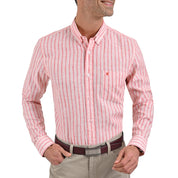 Camisa Yale Manga Larga Slim Fit 2158 Melón
