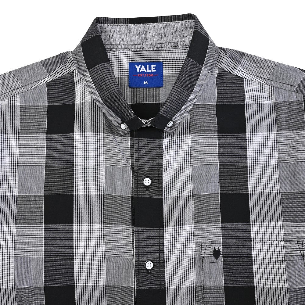 Camisa casual Yale Regular Fit Manga larga 7750 Negro
