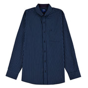 Camisa Yale Para Caballero Manga Larga Regular Fit 8042 Azul Marino