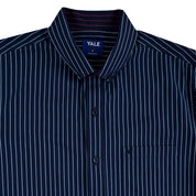 Camisa Yale Para Caballero Manga Larga Regular Fit 8042 Azul Marino