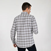 Camisa Yale Para Caballero Manga Larga Regular Fit 8196 Azul Marino