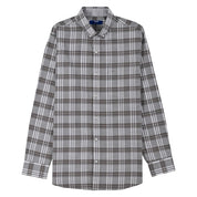 Camisa Yale Para Caballero Manga Larga Regular Fit 8196 Gris Medio