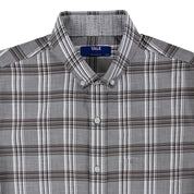 Camisa Yale Para Caballero Manga Larga Regular Fit 8196 Gris Medio
