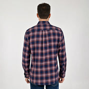 Camisa Yale Para Caballero Manga Larga Regular Fit 8040 Azul Marino