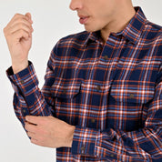 Camisa Yale Para Caballero Manga Larga Regular Fit 8040 Azul Marino