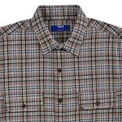 Camisa Yale Para Caballero Manga Larga Regular Fit 8199 Avellana