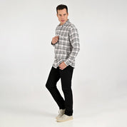 Camisa Yale Para Caballero Manga Larga Regular Fit 8039 Beige