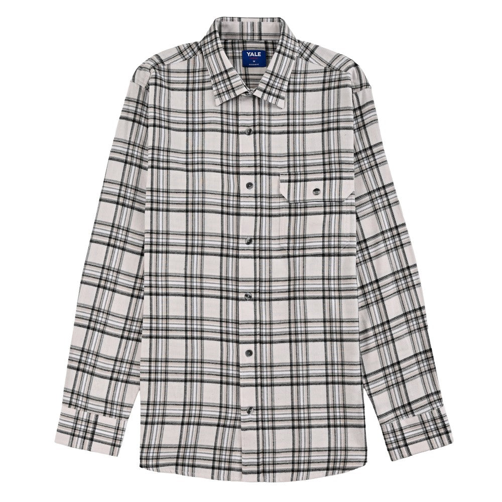 Camisa Yale Para Caballero Manga Larga Regular Fit 8039 Beige