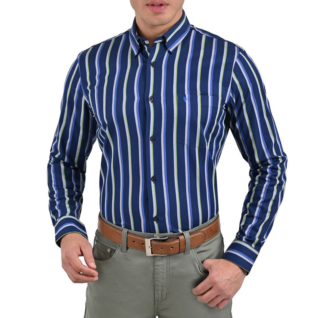 Camisa Yale Manga Larga Slim Fit  2631.