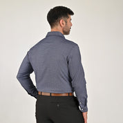 Camisa Yale Para Caballero Manga Larga Regular Fit 7928 Azul Marino