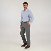 Camisa Yale Para Caballero Manga Larga Regular Fit 7929 Azul