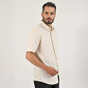 Camisa casual Yale Regular Fit Manga corta 2833 Arena