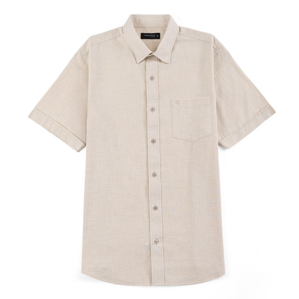 Camisa casual Yale Regular Fit Manga corta 2833 Arena