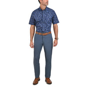 Camisa Yale  Manga Corta Regular Fit 3760 Azul Marino