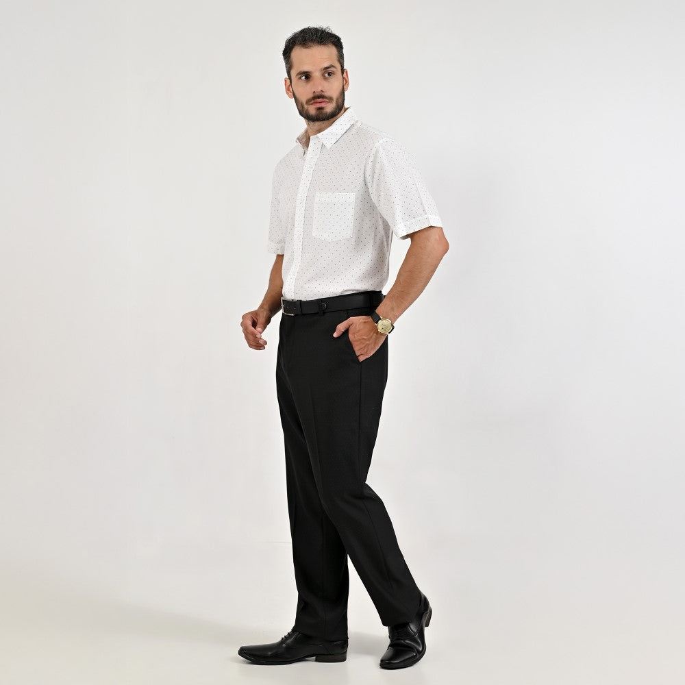 Camisa casual Yale Regular Fit Manga corta 7538 Blanco