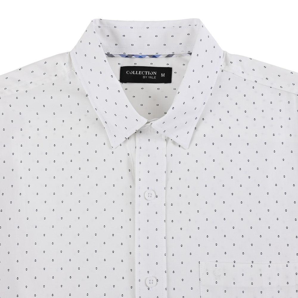 Camisa casual Yale Regular Fit Manga corta 7538 Blanco