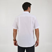 Camisa Yale Para Caballero Manga Larga Regular Fit 8044 Blanco