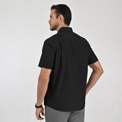 Camisa Yale Para Caballero Manga Larga Regular Fit 8044 Negro