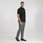 Camisa Yale Para Caballero Manga Larga Regular Fit 8044 Negro