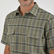 Camisa Yale Para Caballero Manga Larga Regular Fit 8047 Verde Militar