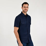 Camisa Yale Para Caballero Manga Larga Regular Fit 8073 Azul Marino