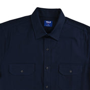 Camisa Yale Para Caballero Manga Larga Regular Fit 8073 Azul Marino