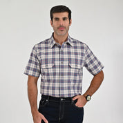 Camisa Yale Para Caballero Manga Larga Regular Fit 8211 Azul Acero