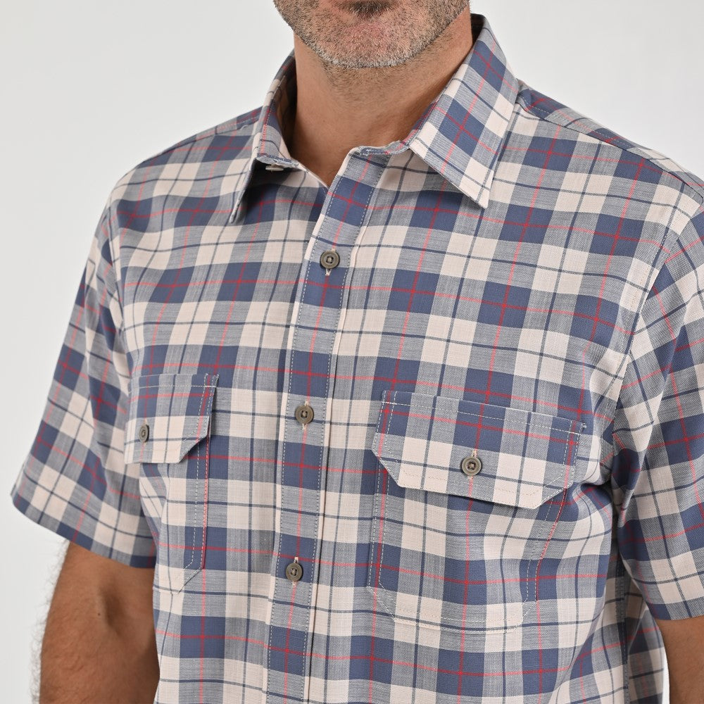 Camisa Yale Para Caballero Manga Larga Regular Fit 8211 Azul Acero